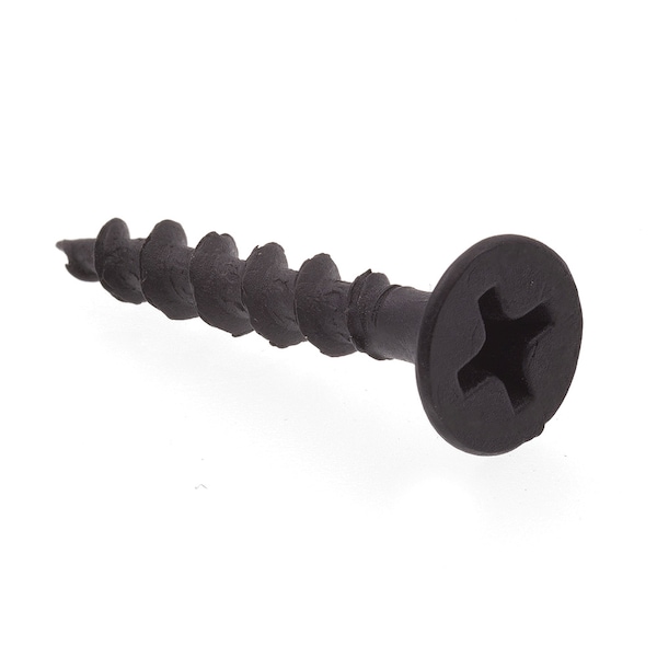 Prime-Line Drywall Screw, Bugle Head, Phillip Drive No. 6 X 1in Black Phos Coated Steel 100PK 9037921 - main